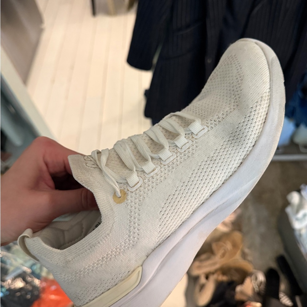 APL White Lace-Up Sneaker